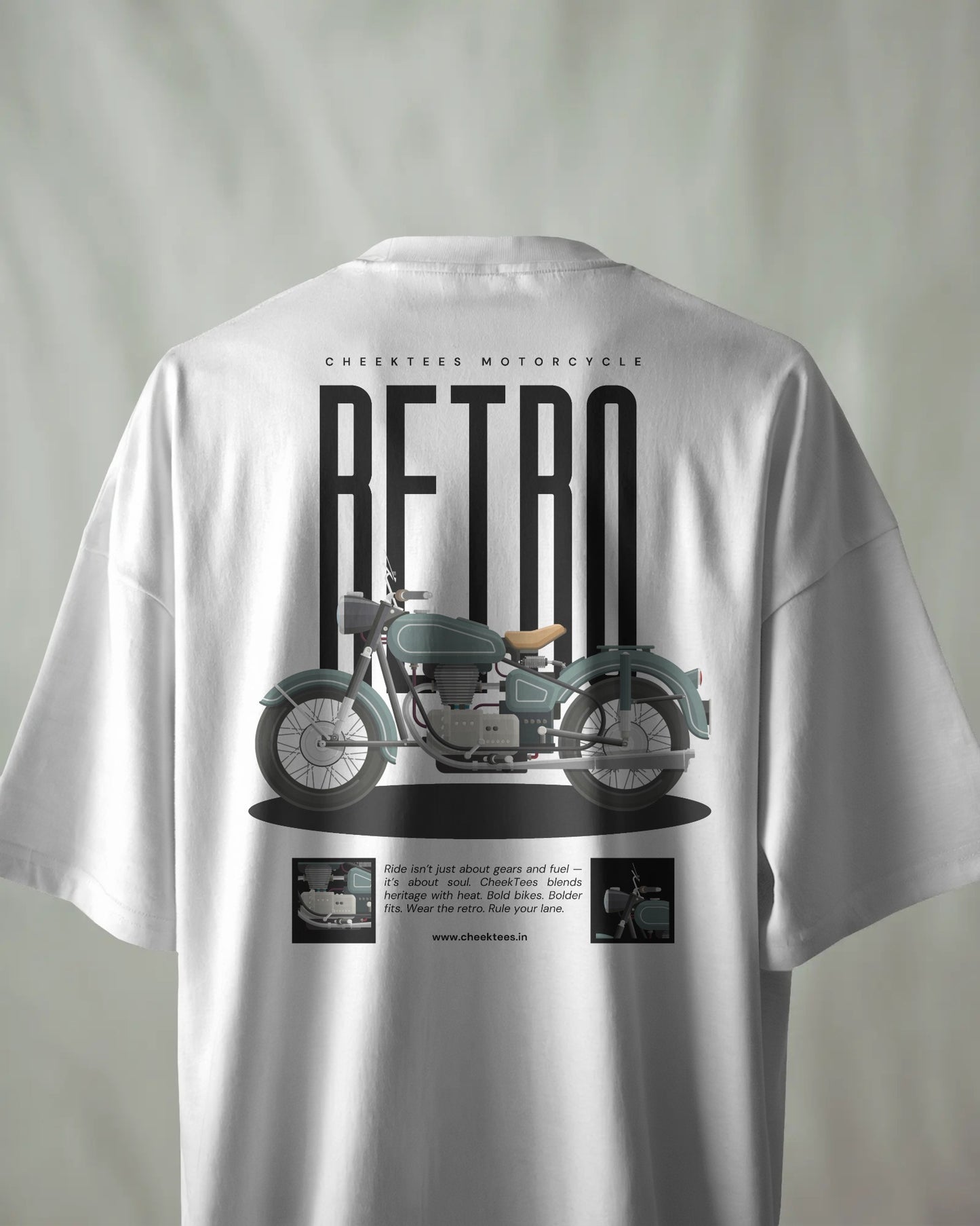 Retro Torque Tee – Limited Edition Motorcycle