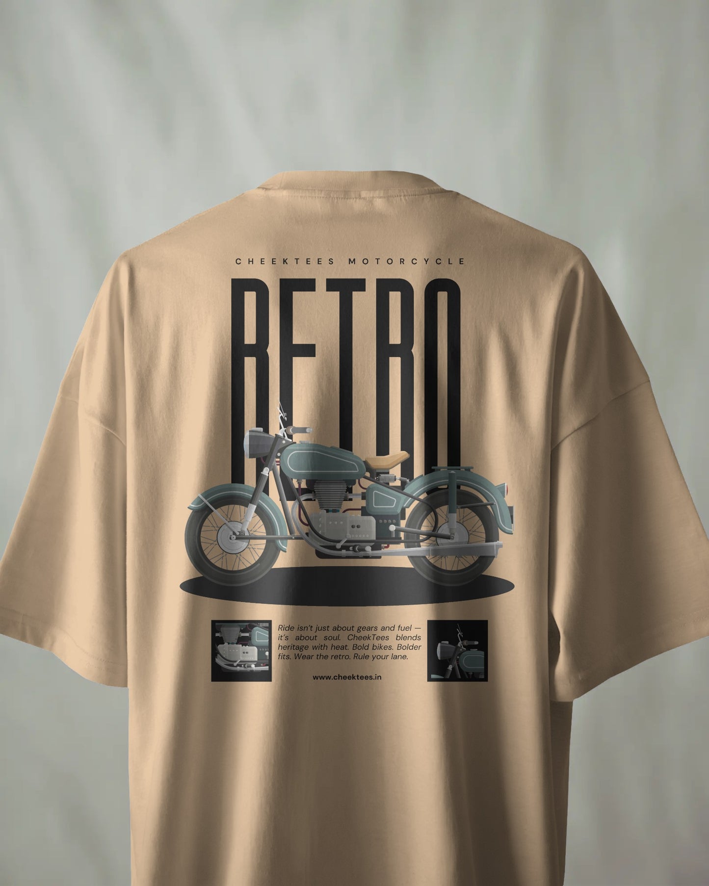 Retro Torque Tee – Limited Edition Motorcycle