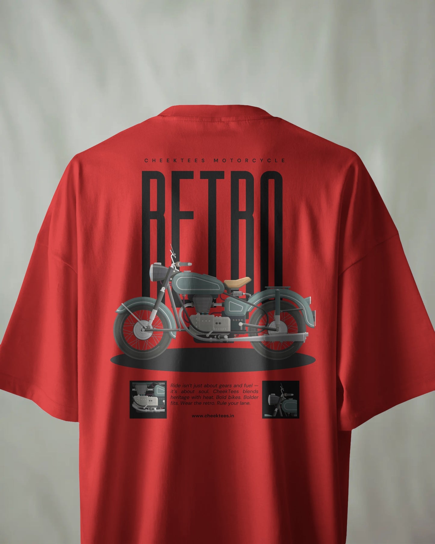 Retro Torque Tee – Limited Edition Motorcycle
