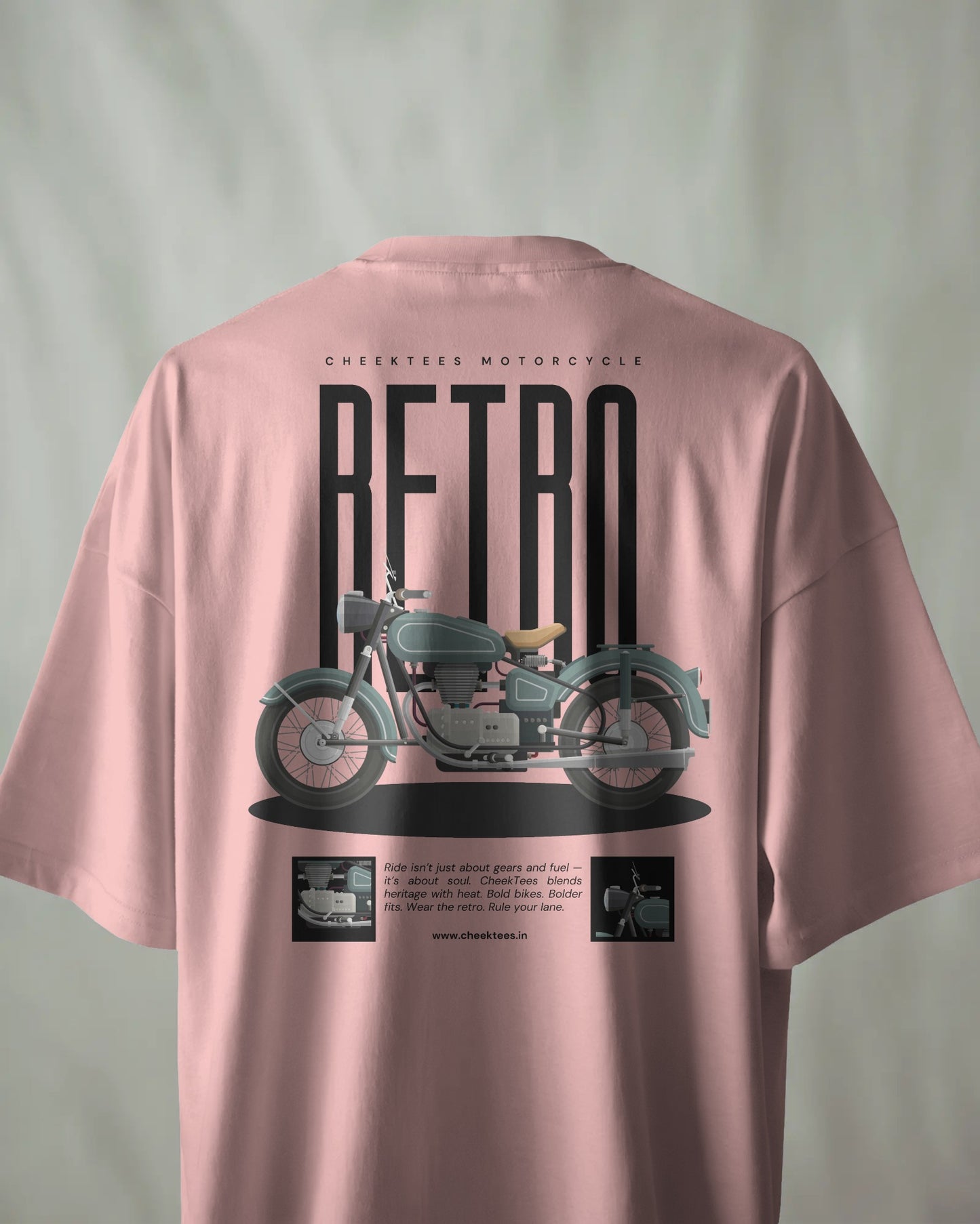 Retro Torque Tee – Limited Edition Motorcycle