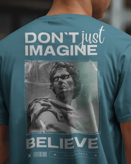 "Believe Mode: ON" Oversized Statement Tee