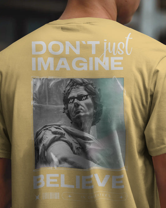 "Believe Mode: ON" Oversized Statement Tee